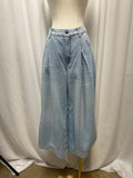 Pilcro Wide Leg Cropped Jean