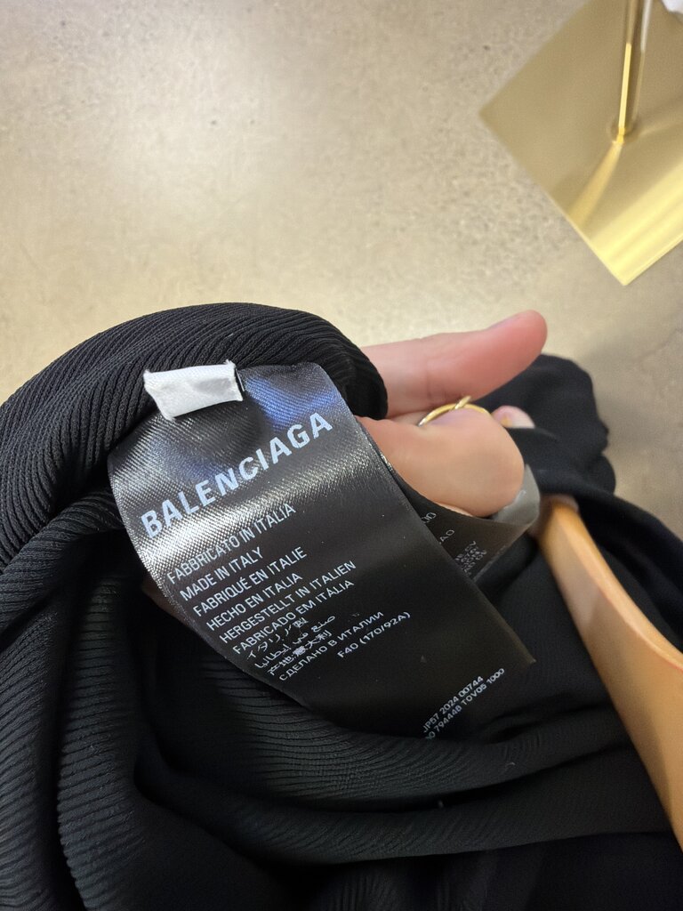 Balenciaga Ribbed Sleeveless Maxi Dress (As Is)