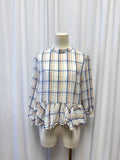 Maeve Plaid Top