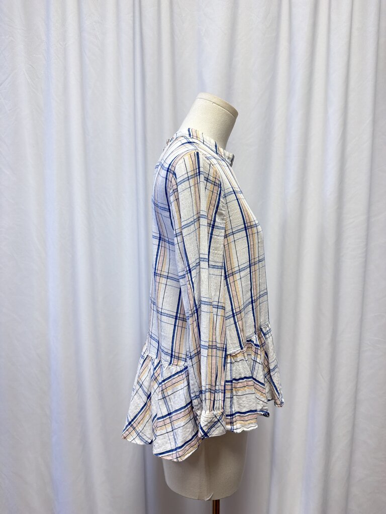 Maeve Plaid Top