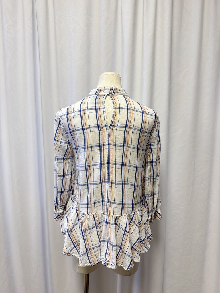 Maeve Plaid Top