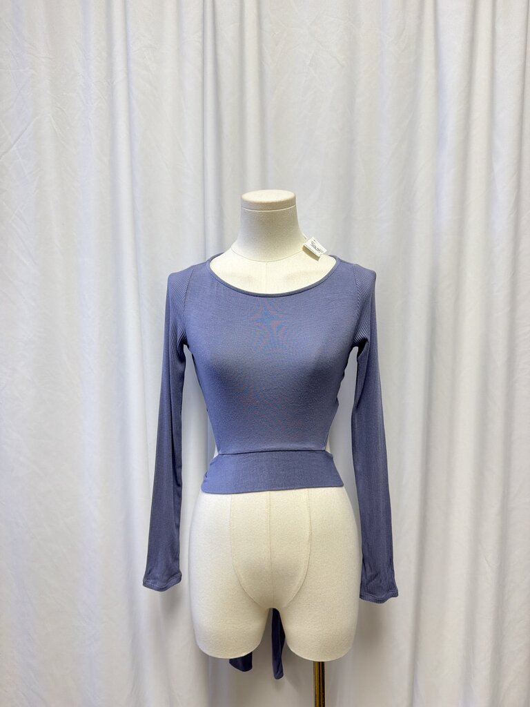 Alo Ribbed Wrap Top