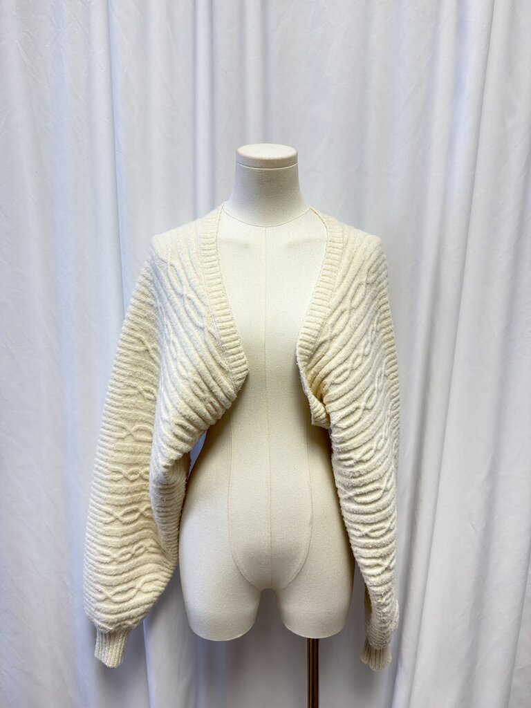 Alo Cable Knit Shrug
