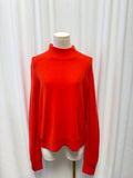 rag & bone Orange Mock Neck Cashmere Sweater