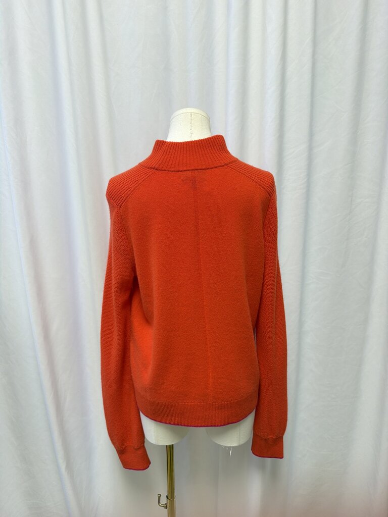rag & bone Orange Mock Neck Cashmere Sweater