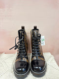 LV Monogram Lace Up Boots w/Dust Bag (as is)