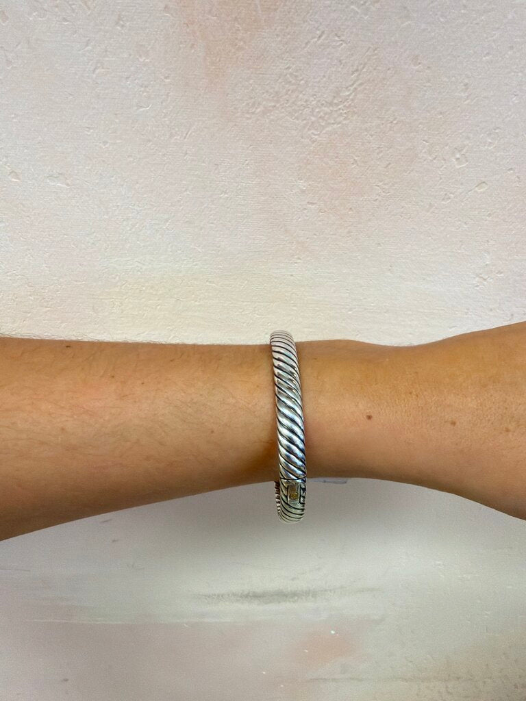 David Yurman Sterling Silver Cable Bangle