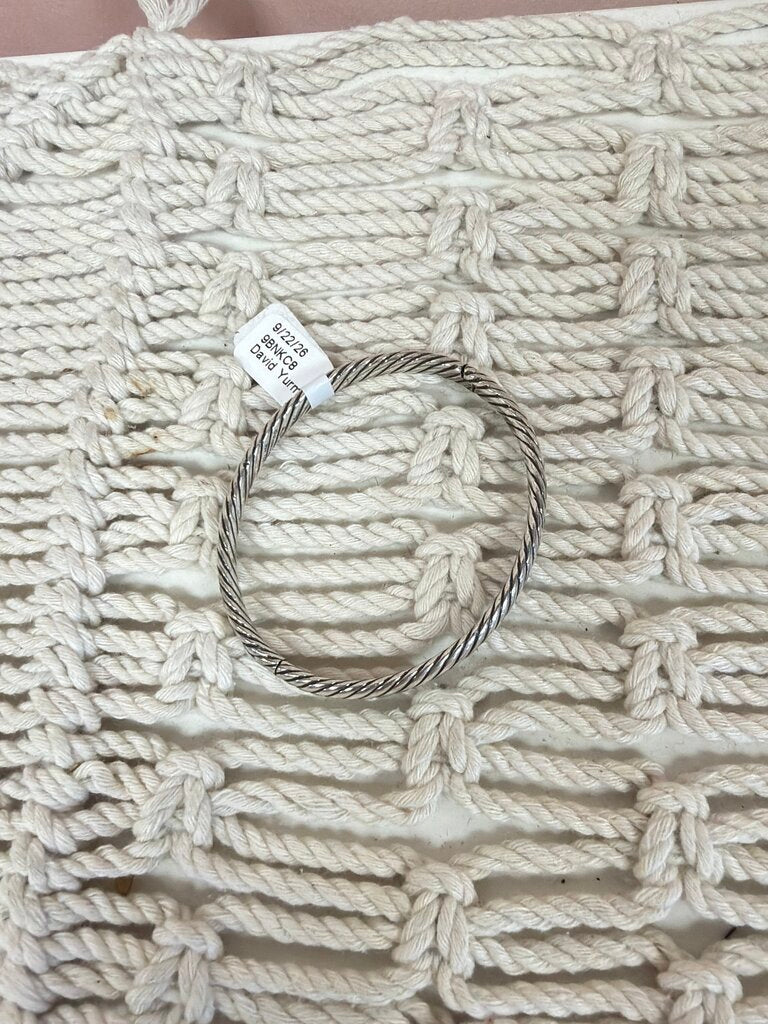 David Yurman Sterling Silver Cable Bangle