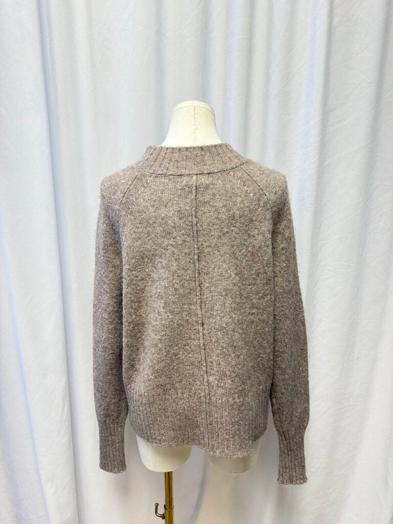 Evereve Brown Mock Sweater