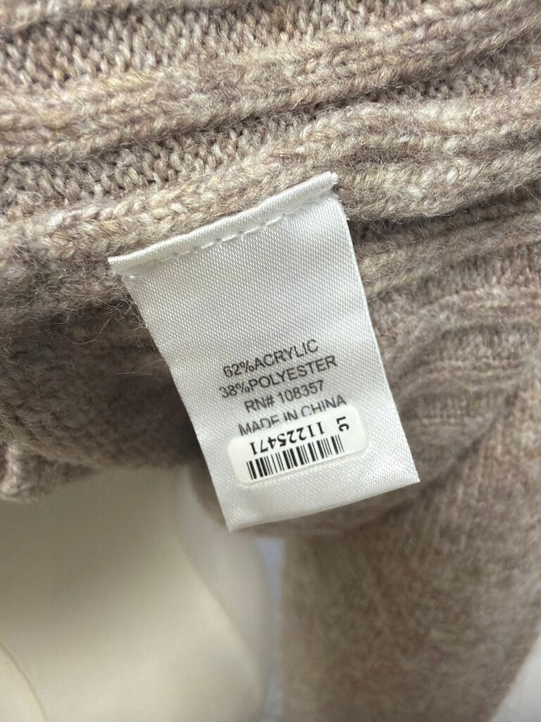 Evereve Brown Mock Sweater