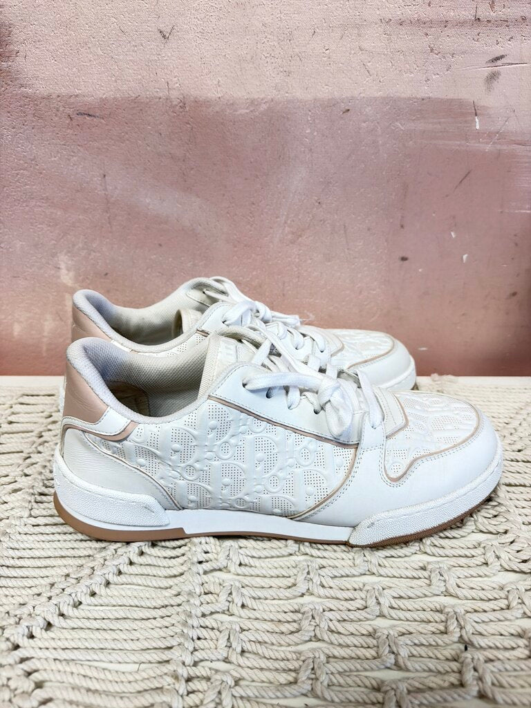 Christian Dior White Dior One Sneakers (Like New) w/Box & Dustbags