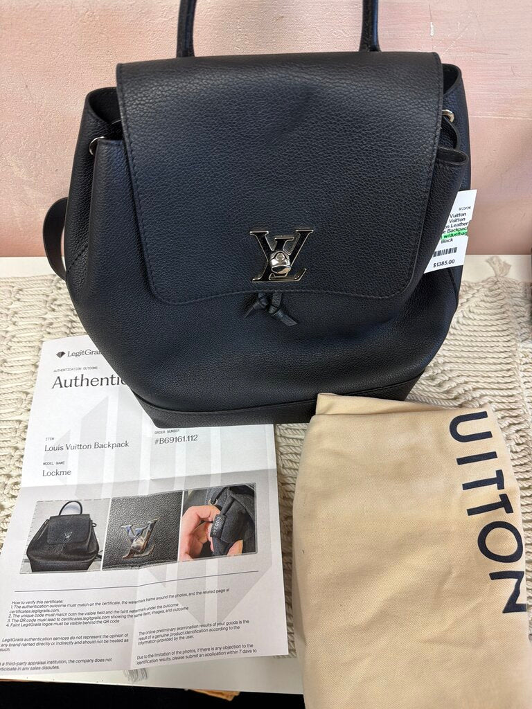 Louis Vuitton Taurillon Leather Lockme Backpack (2020) w/dustbag