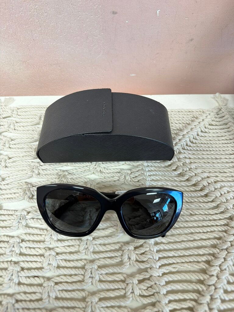 Prada Round Cat Tinted Sunglasses w/Case