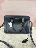 Alexander McQueen Pebbled Skull Tote w/ Crossbody Strap
