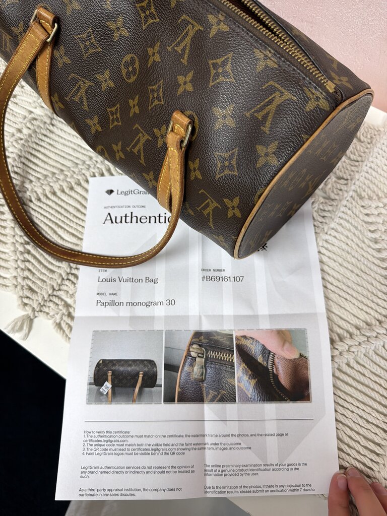 Louis Vuitton Vintage Monogram Papillon 30