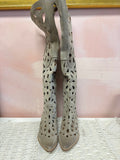 Zigi Tan Suede Cutout Boots