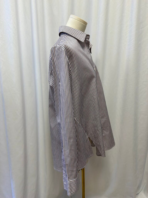 Adam Lippes Striped Button Up