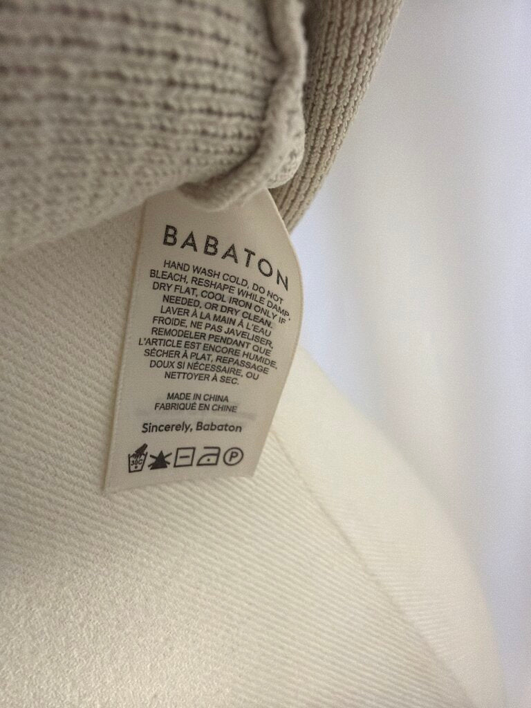 Babaton Tan Cropped Halter Top