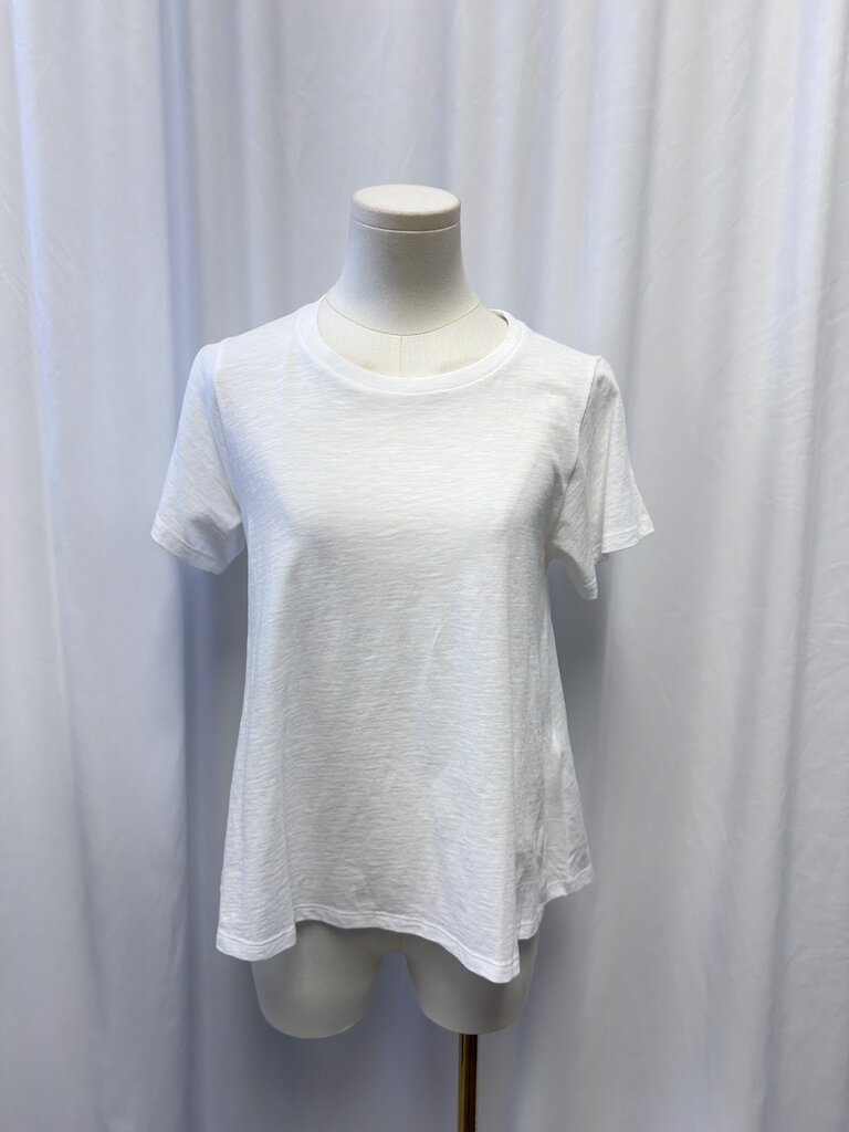Eileen Fisher White Short Sleeve Tee