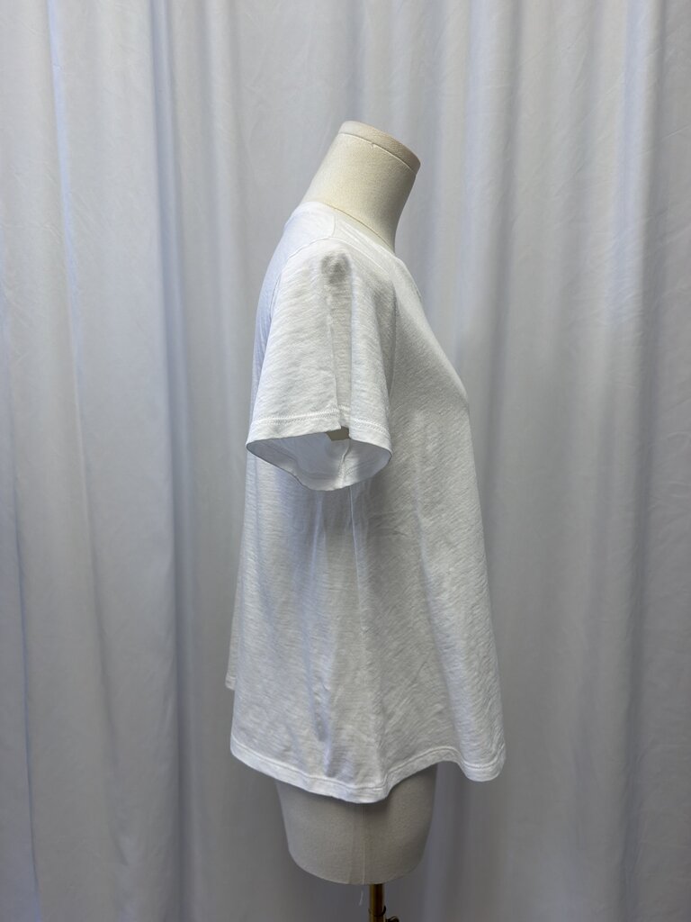 Eileen Fisher White Short Sleeve Tee