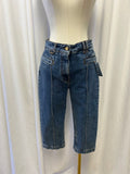 Jacquemus Le Raphia Cropped Jeans