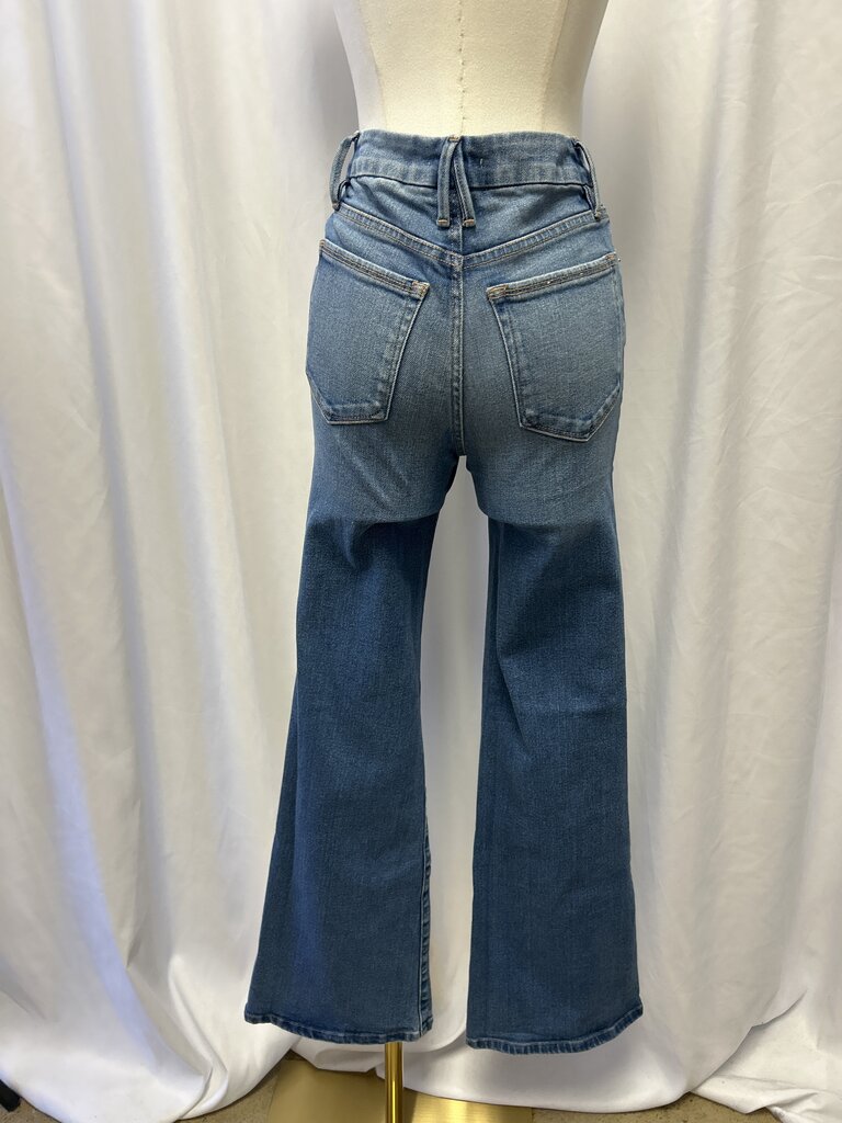 Good American Flare Leg Jeans