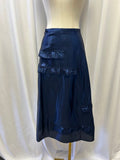 Burberry Metallic Midi Skirt NWT