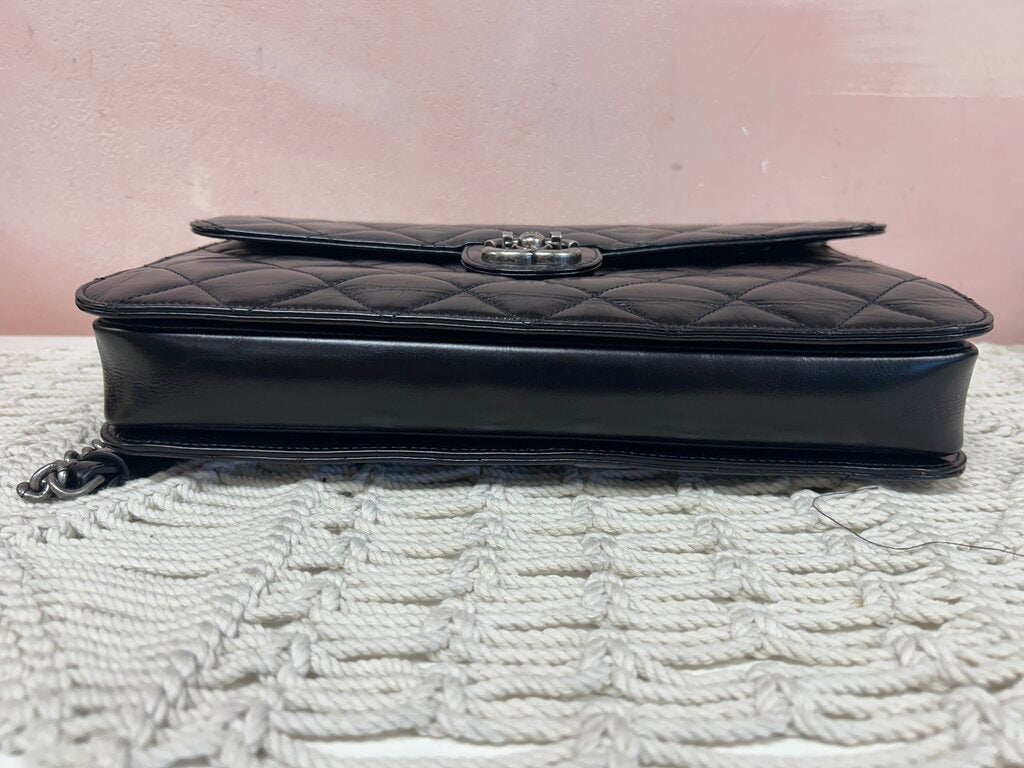 Chanel Large Black Perfect Edge Shoulder Bag