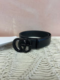 Gucci Patent Double G Logo Belt w/ Box and Dustbag (Unisex)