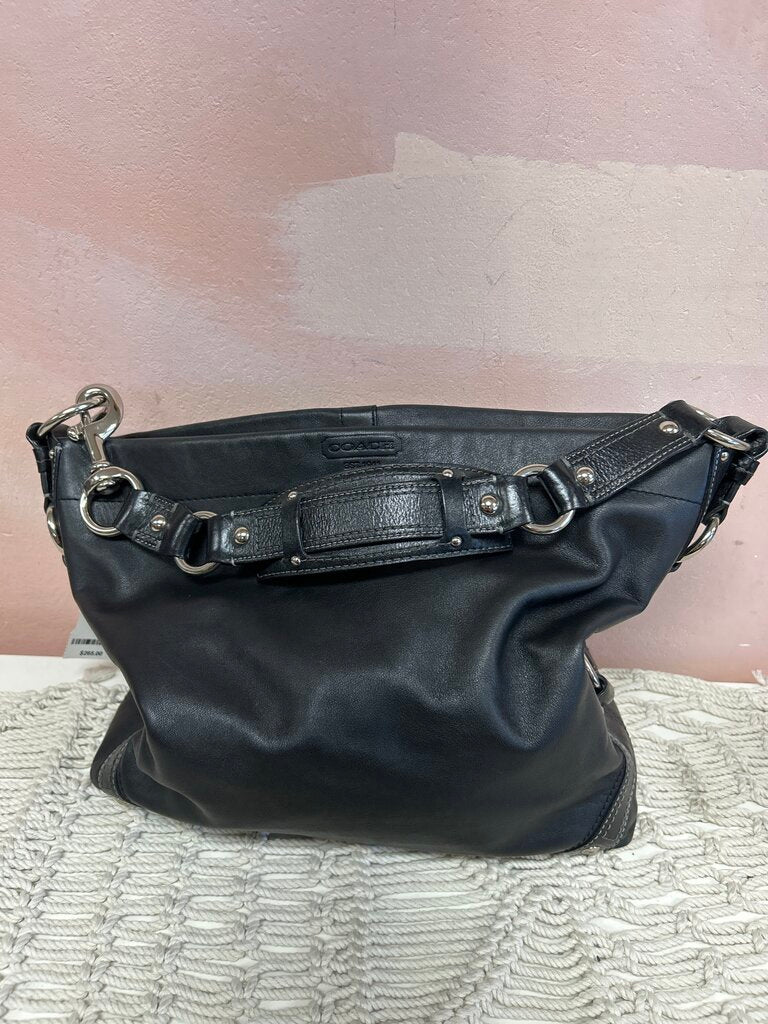 Coach Black Carly Hobo Bag w/Dustbag