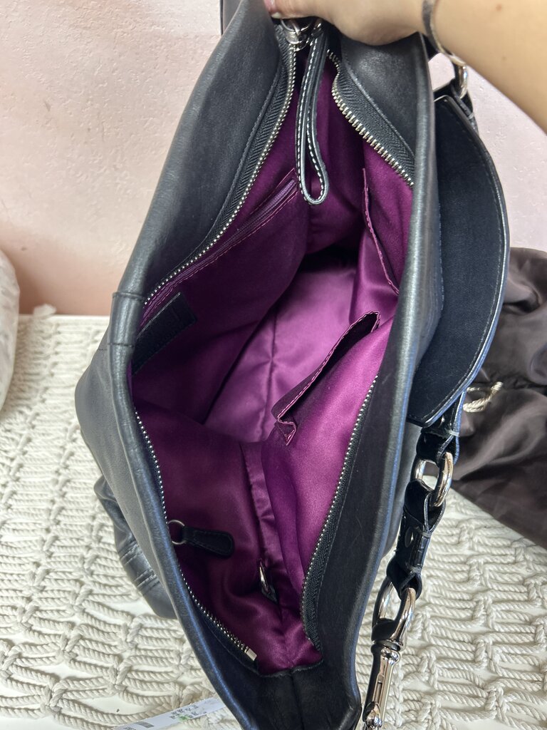 Coach Black Carly Hobo Bag w/Dustbag
