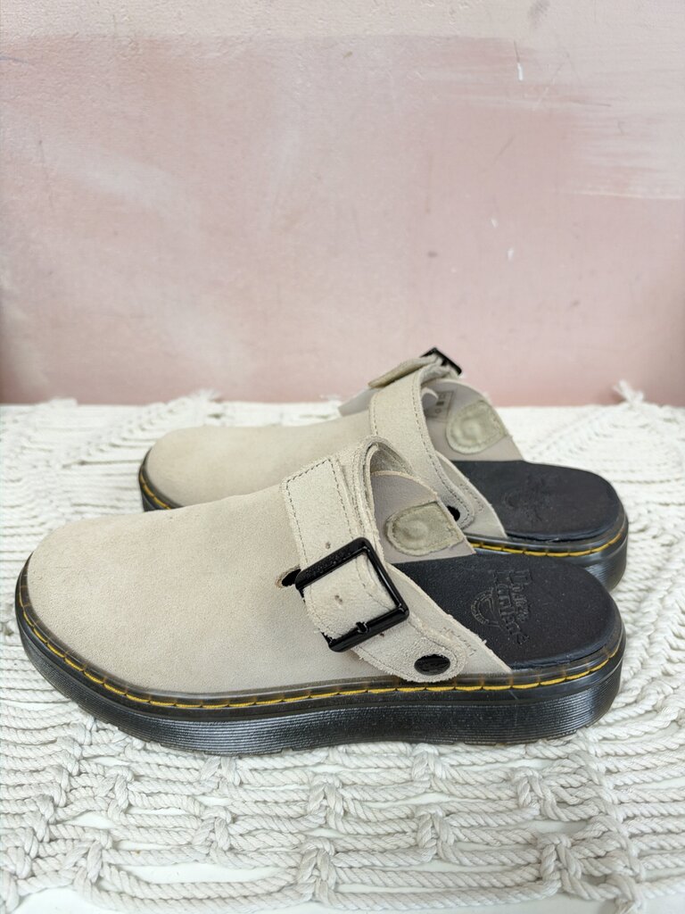 Dr. Martens Suede Mule w/ Adjustable Strap
