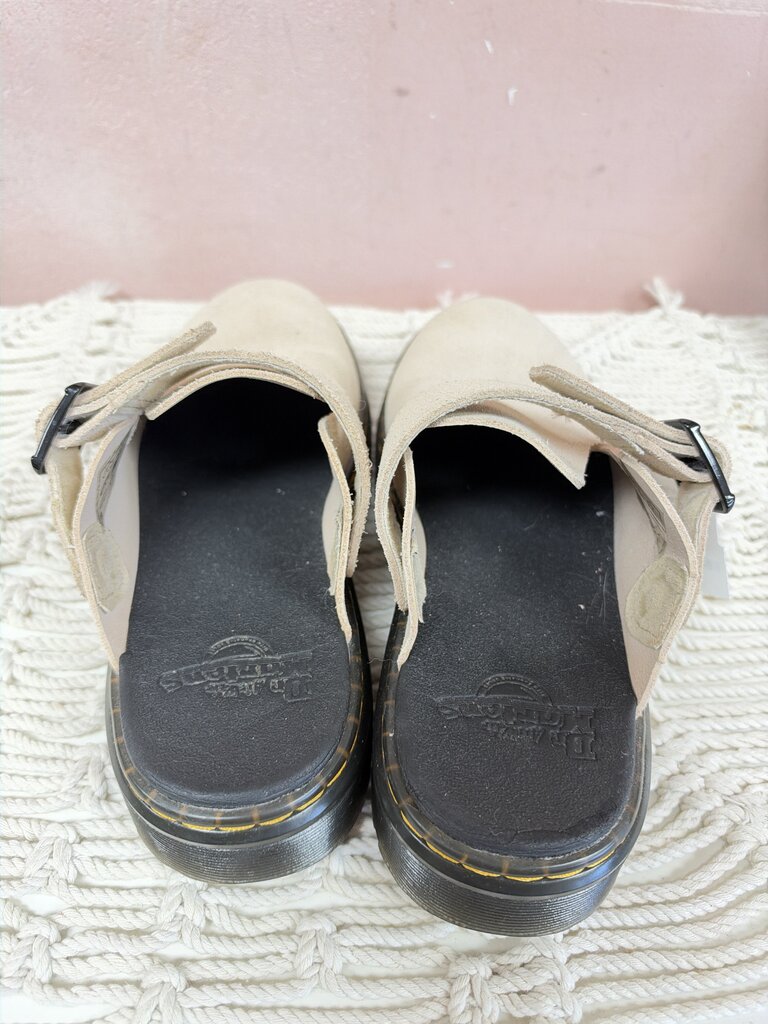 Dr. Martens Suede Mule w/ Adjustable Strap