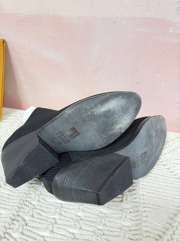 Eileen Fisher Sock Block Heel Bootie