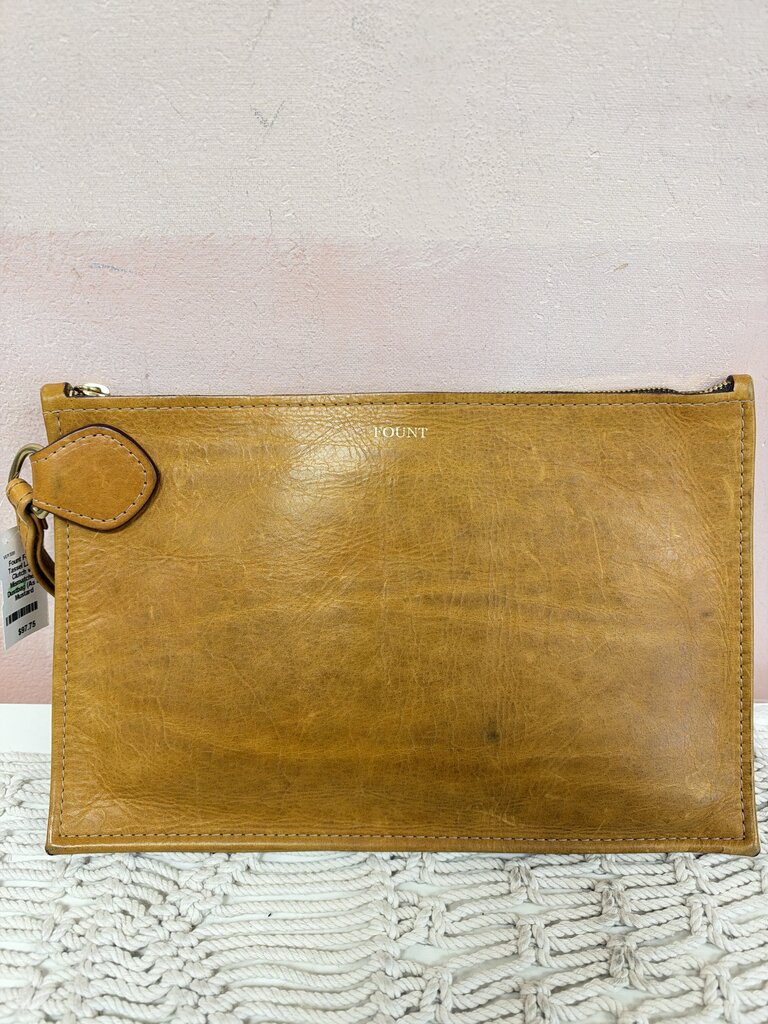 Fount Tassel Large Clutch w/ Mismatched Dustbag (As Is)