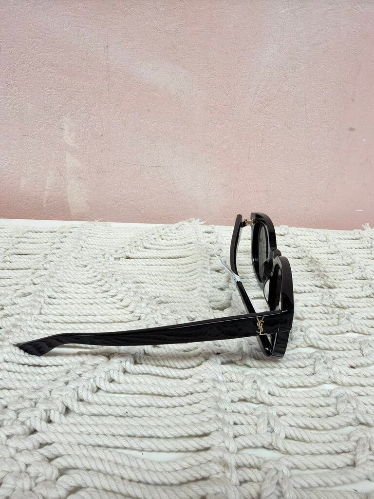 Saint Laurent Round Frame Tinted Sunglasses with/ Case