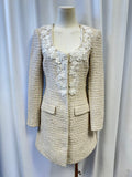 Self-Portrait Cream Dressy Jacket