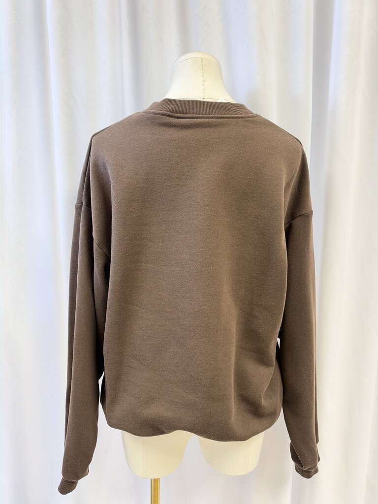 Alo Brown Crew Sweatshirt