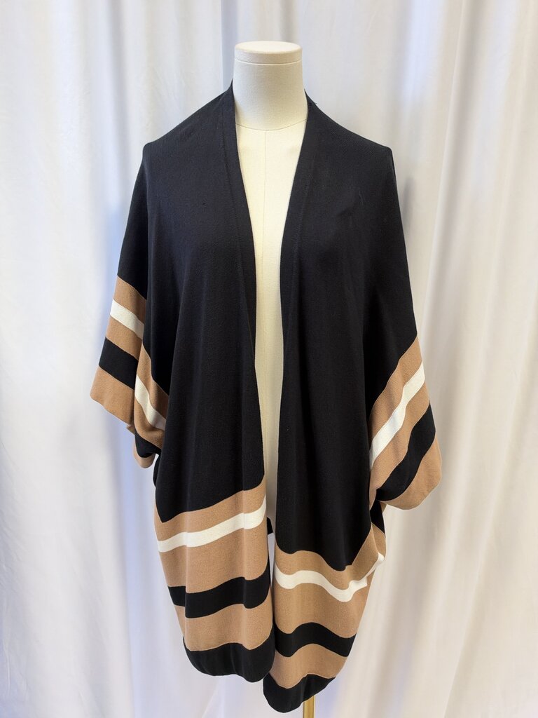 Barbour Black Poncho