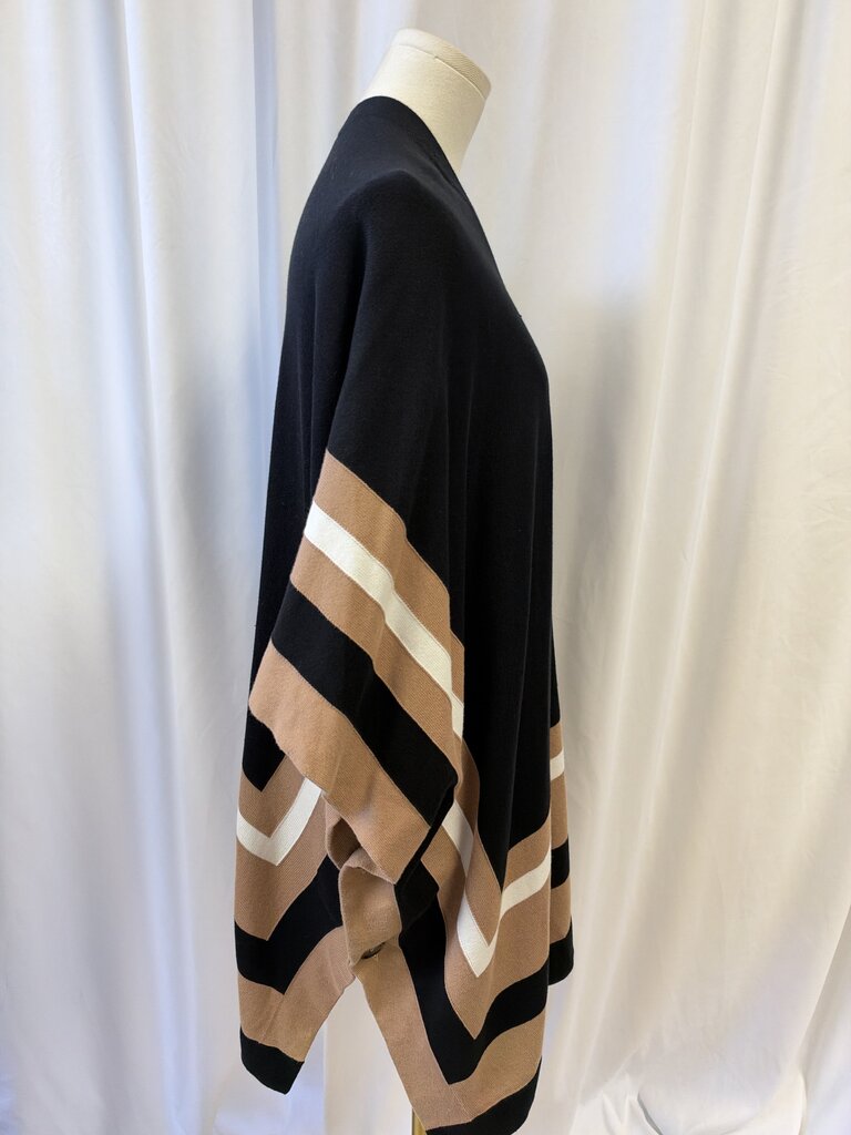 Barbour Black Poncho