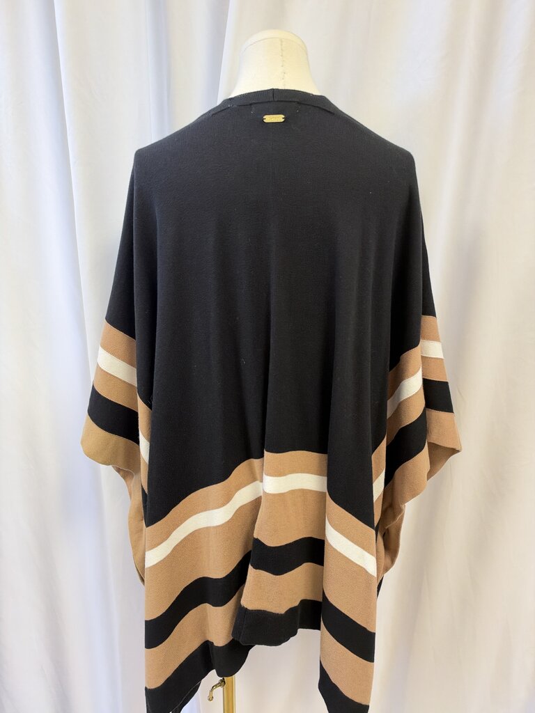 Barbour Black Poncho
