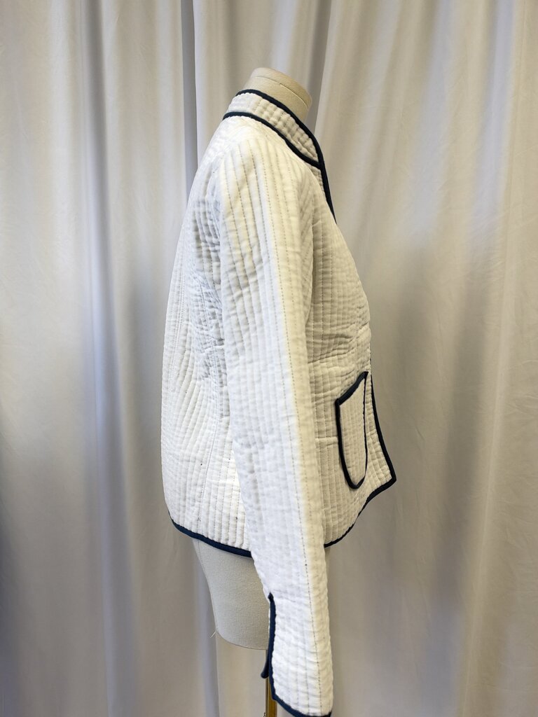 Maria De La Orden White Velour Jacket