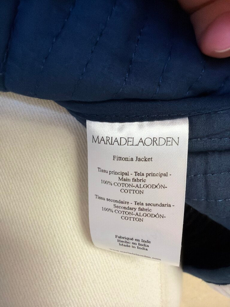 Maria De La Orden White Velour Jacket