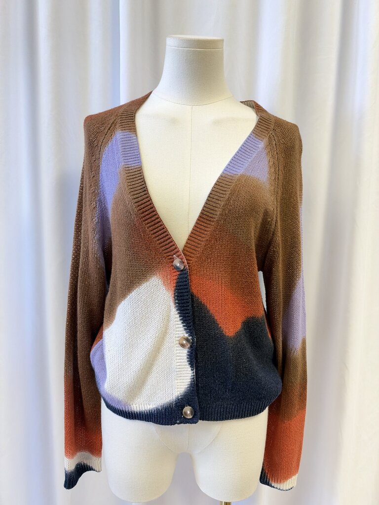 LNA Clothing Multi Color Cardigan