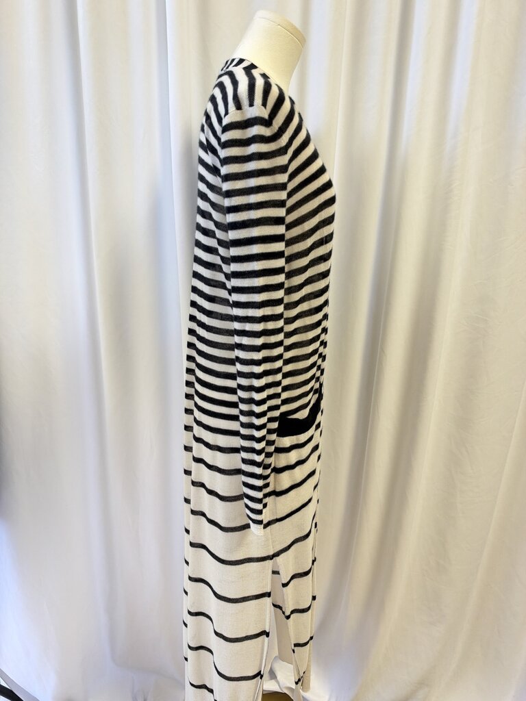 Armani Cashmere Long Striped Cardigan