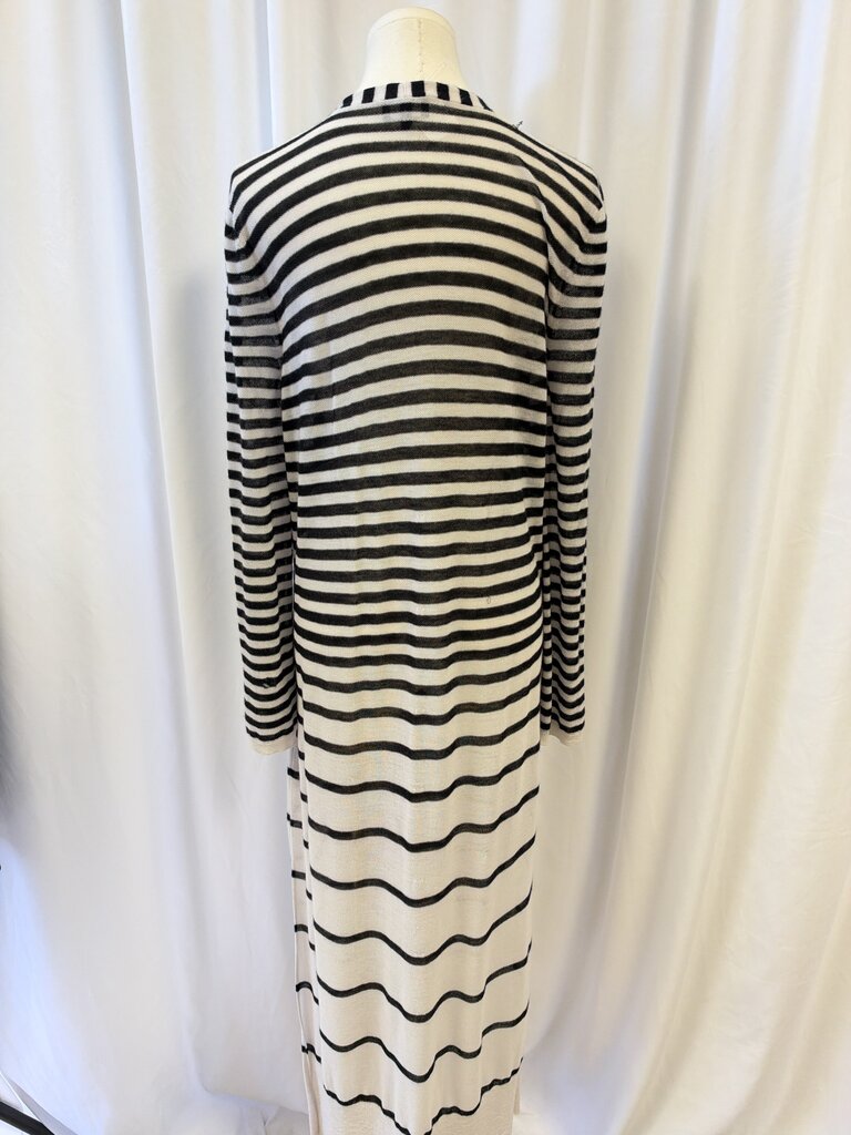 Armani Cashmere Long Striped Cardigan
