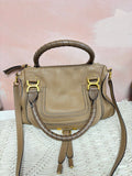 Chloe Tan Marcie Crossbody/Shoulder w/Dustbag