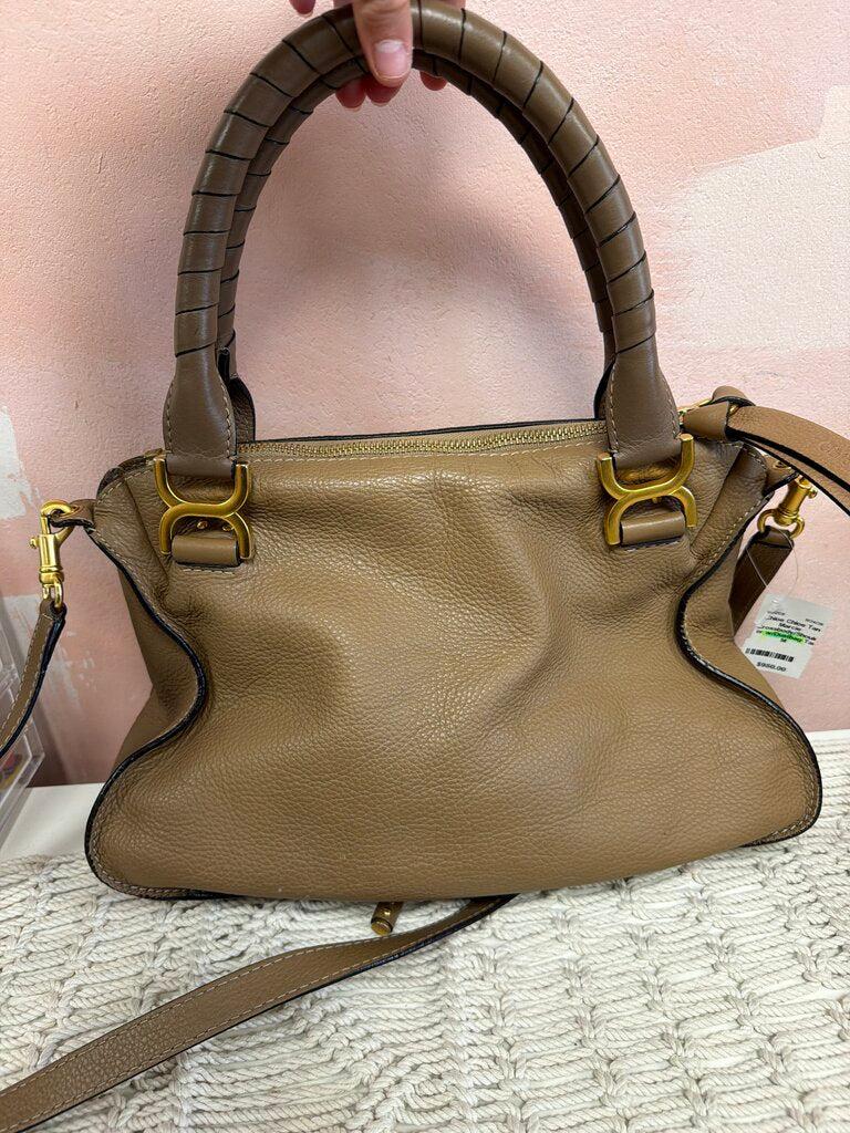 Chloe Tan Marcie Crossbody/Shoulder w/Dustbag