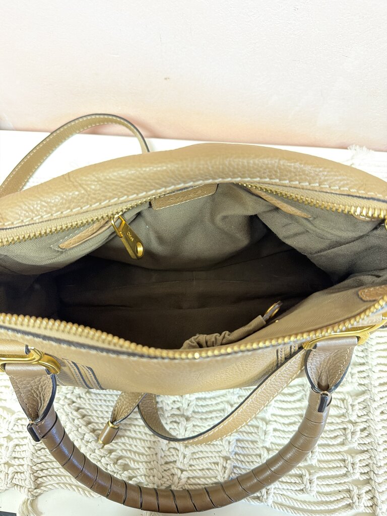 Chloe Tan Marcie Crossbody/Shoulder w/Dustbag