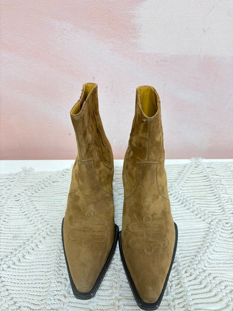 Hermes "Bottine Femme Vegas" Suede Boot NWT w/ Box and Dustbag